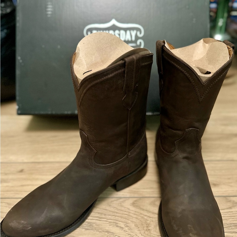 Thursday Boot Company Brown Cowboy Western Boots
